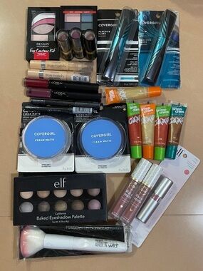 Elf California Eyeshadow Palette Covergirl Clean Matte Powder MakeUp Bundle ALot